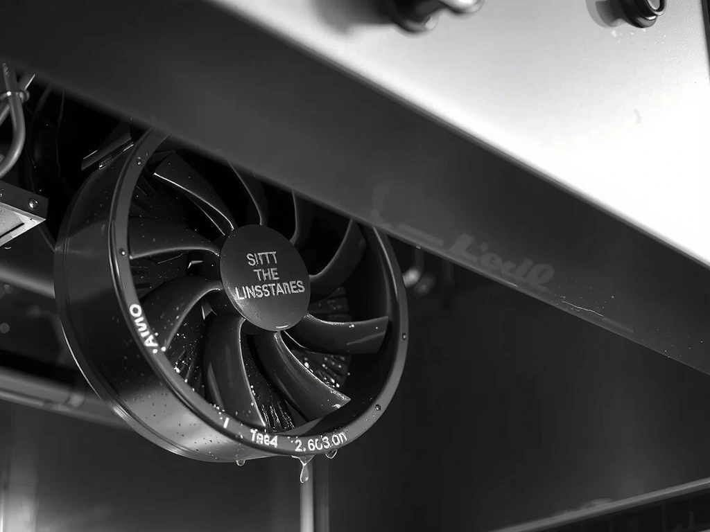 Extractor con grasa acumulada